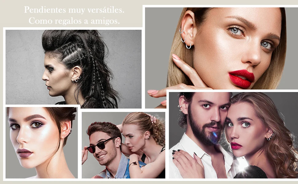 Stainless Steel Small Hoop Earrings